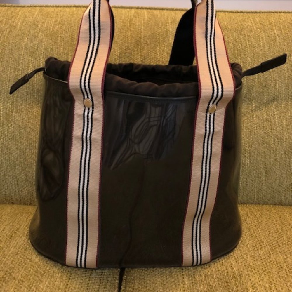 Burberry Black Transparent PVC Tote